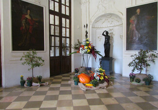 Babí léto na zámku,podzimní květinová výstava 2012