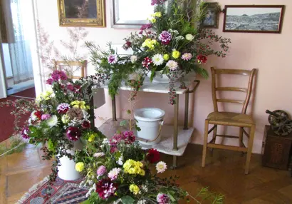 Der Altwiebersommer im Schloss, Sommer Blumenausstellung 2012